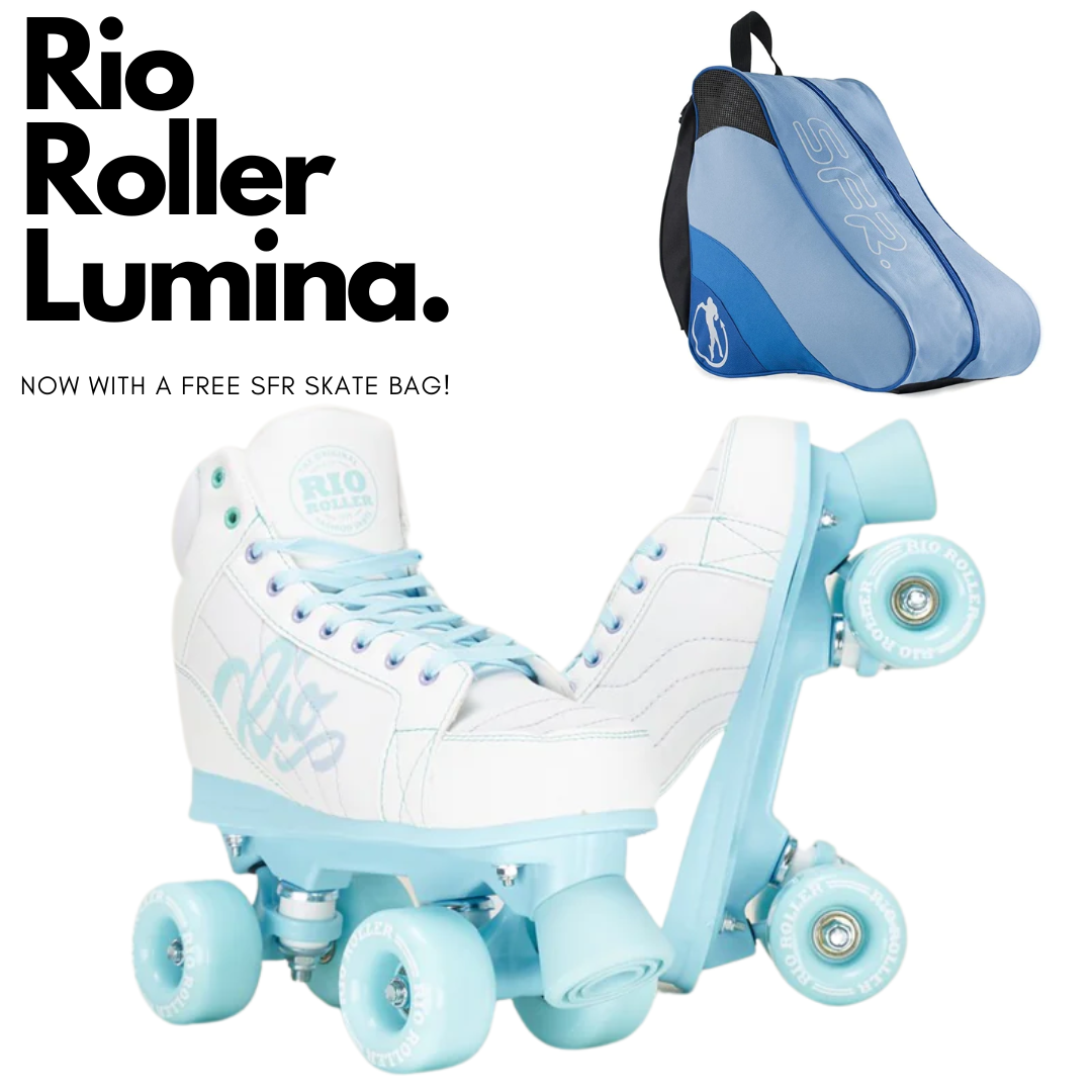 Rio Roller Quad Skates Roller Skates White/ Pink Size UK 4 EUR 37