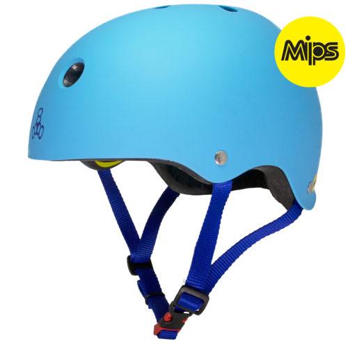 Triple 8 Helmet Derby MIPS Blue Matte RollerDerbyHeaven