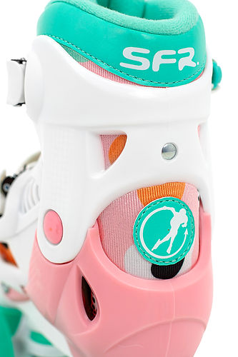 SFR Storm V Quad Roller Skates Flower