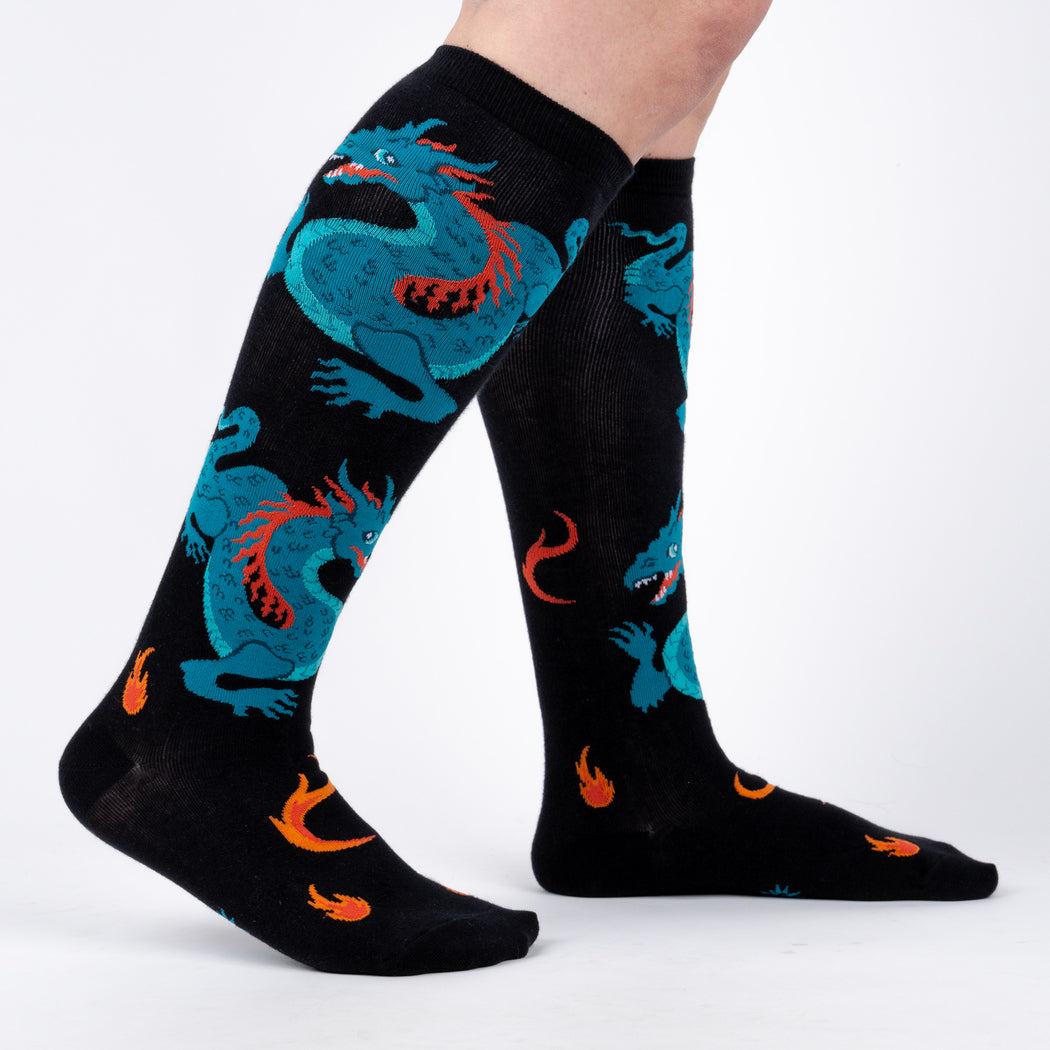 Sock it to Me "You are Fire" Knee High Socks