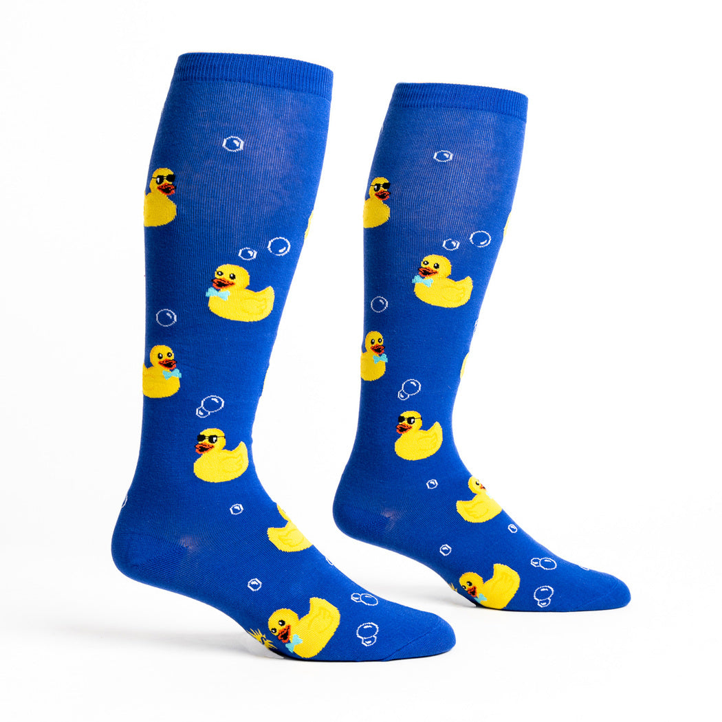 Sock it to Me "Rubber Duckie" Stretch Knee High Socks