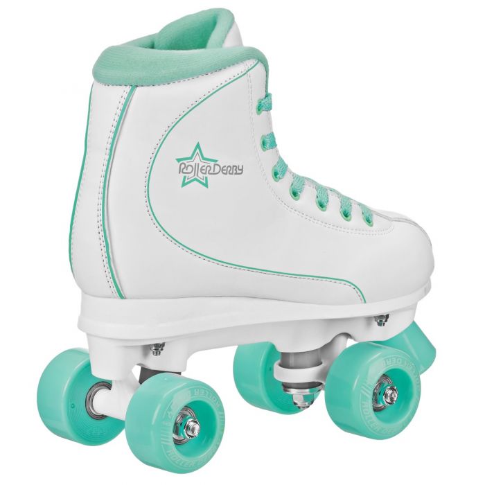 RDS Roller Star 600 Womens White Mint Roller Skates