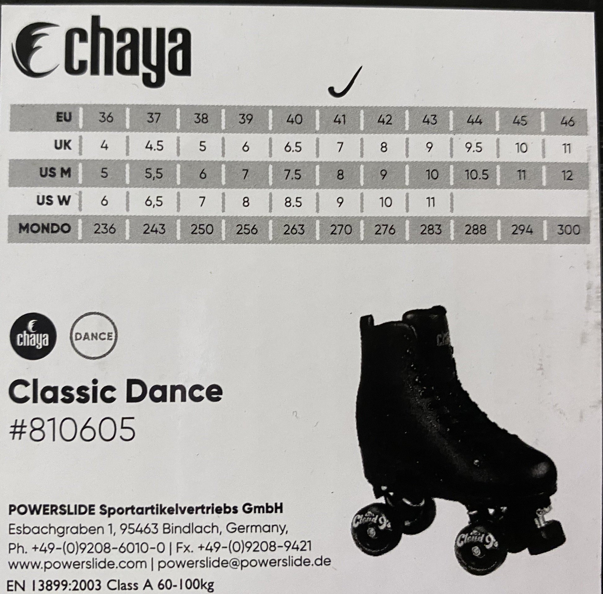 Chaya Melrose Supreme Classic Dance Roller quad