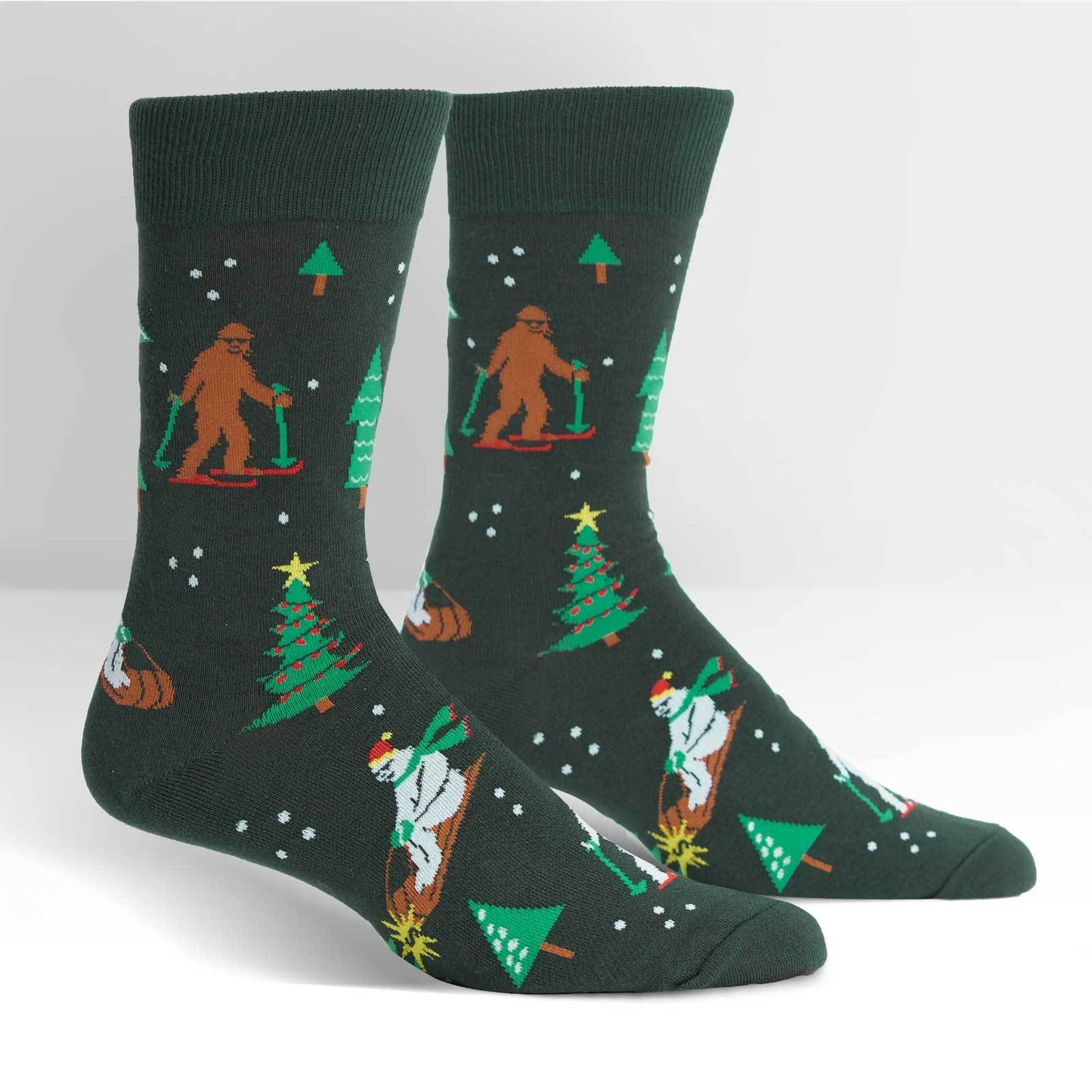 Sock it to Me Ready, Yeti, Go! Mens Crew Socks