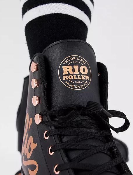 Rio Roller Rose Black Skates RollerDerbyHeaven